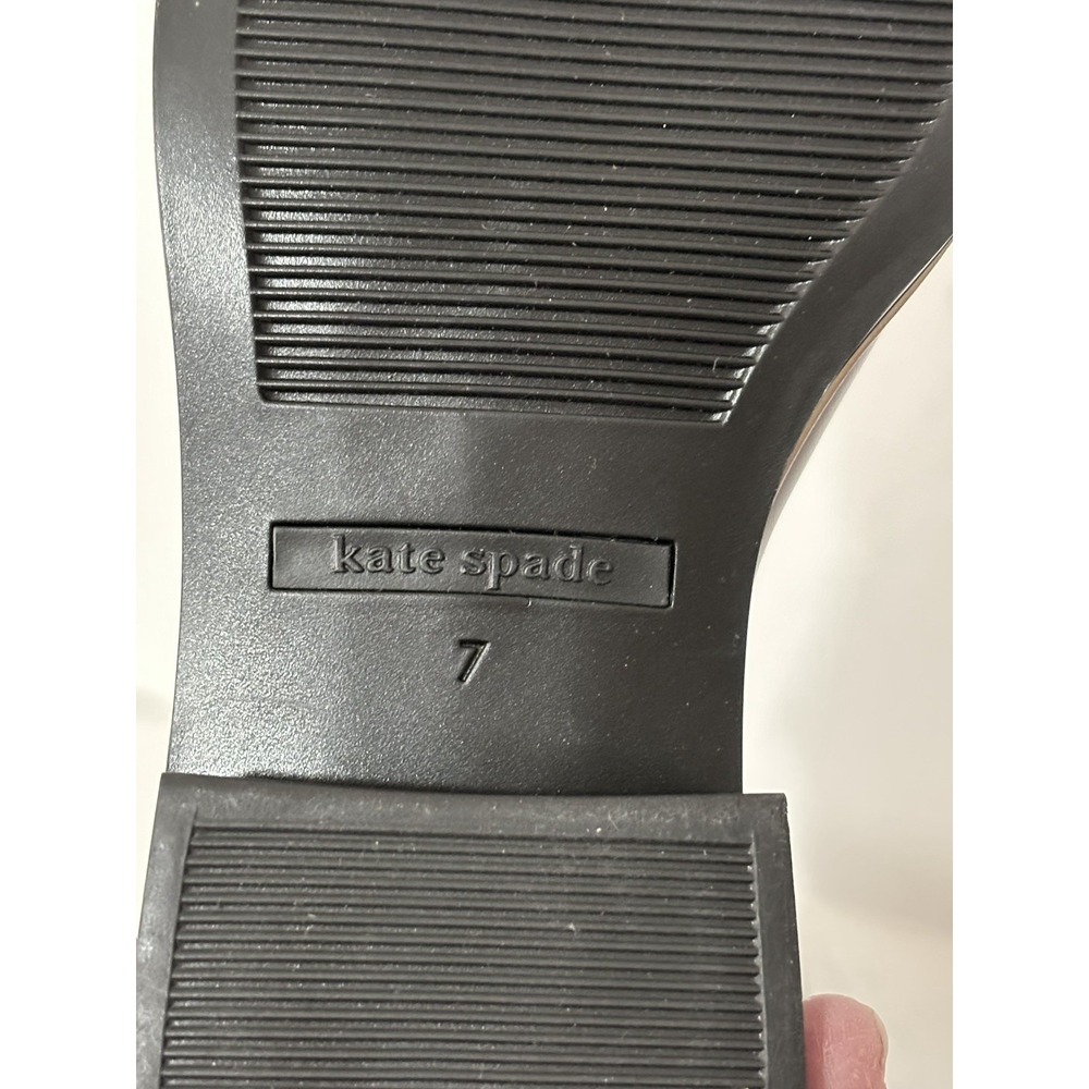 Kate Spade Edimburg Rubber Rain Ankle Boots Size 7 - Picture 10 of 10
